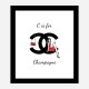 C is For Champagne Art Print C is For Champagne Art Print