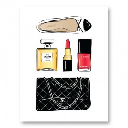 Chanel Essentials Art Print