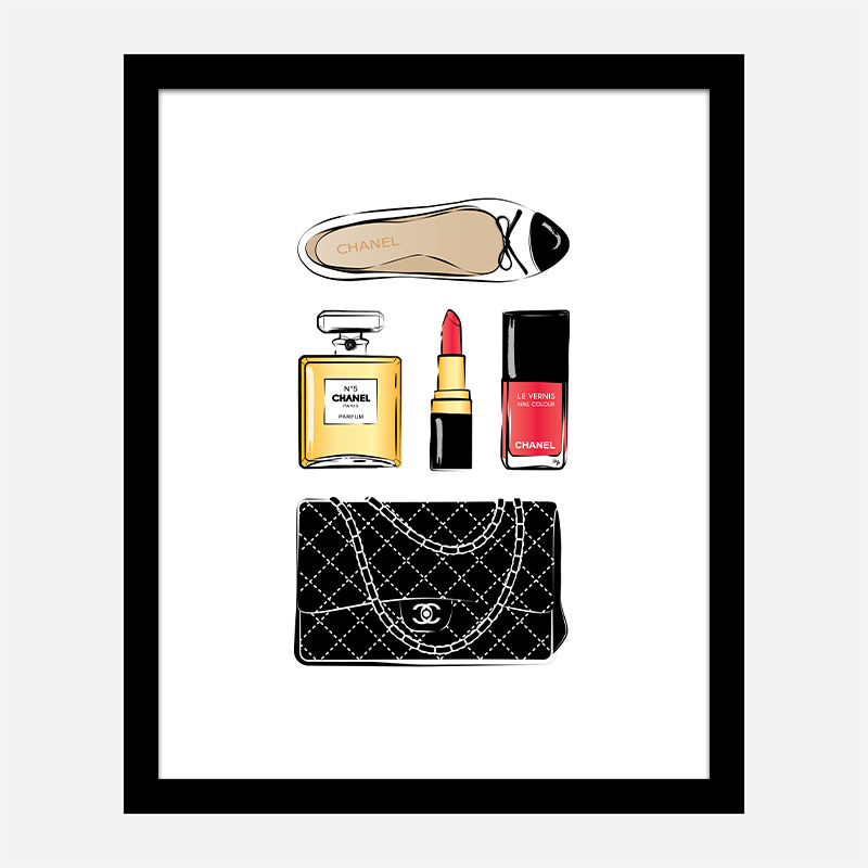 Chanel Essentials Art Print