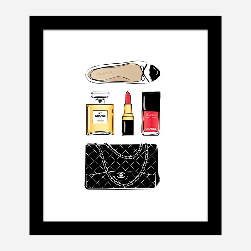 Chanel Essentials Art Print
