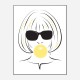 Anna Wintour Bubble Gum Art Print