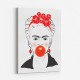 Frida Kahlo Bubble Gum Art Print