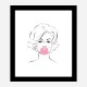 Marilyn Monroe Bubble Gum Art Print