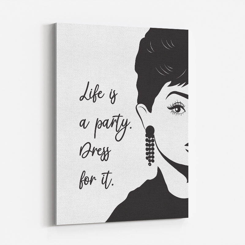 Life is a Party Dress Art Print