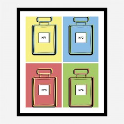 Warhol Perfumes Art Print