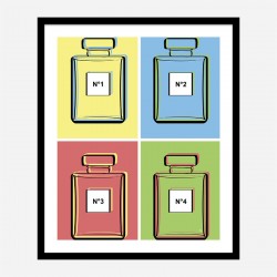 Warhol Perfumes Art Print