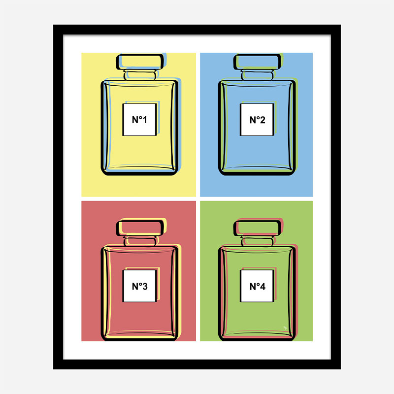 Warhol Perfumes Art Print