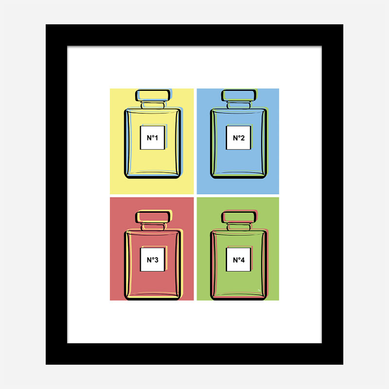 Warhol Perfumes Art Print