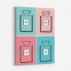 Pastel Perfumes Art Print