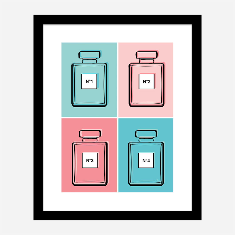 Pastel Perfumes Art Print