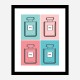 Pastel Perfumes Art Print