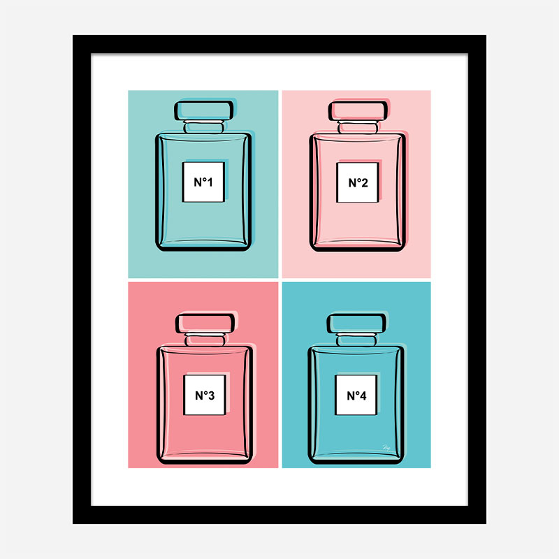 Pastel Perfumes Art Print