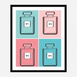 Pastel Perfumes Art Print