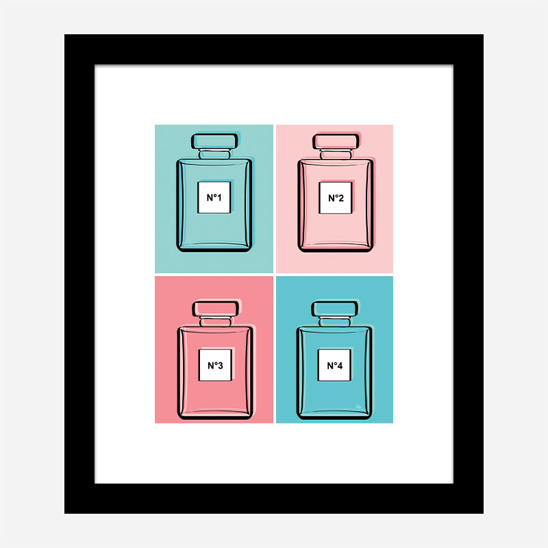 Pastel Perfumes Art Print