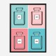 Pastel Perfumes Art Print