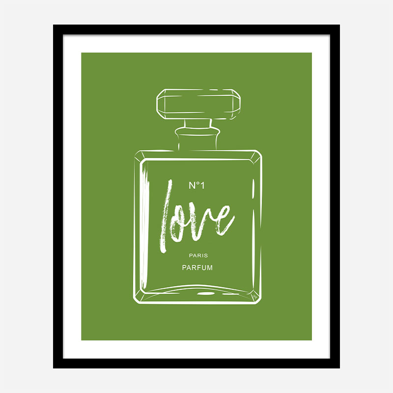 Green Love Art Print