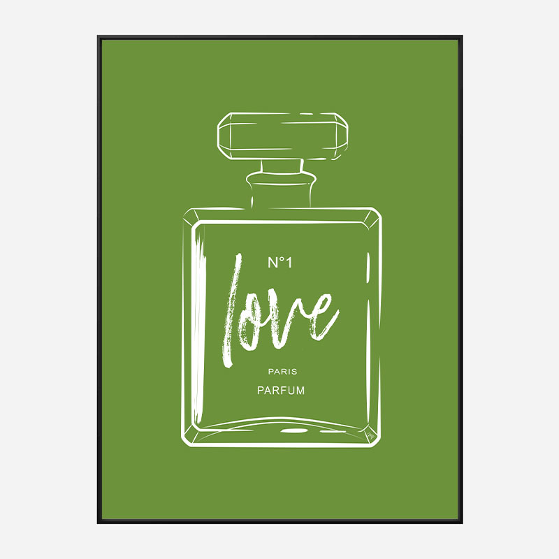 Green Love Art Print