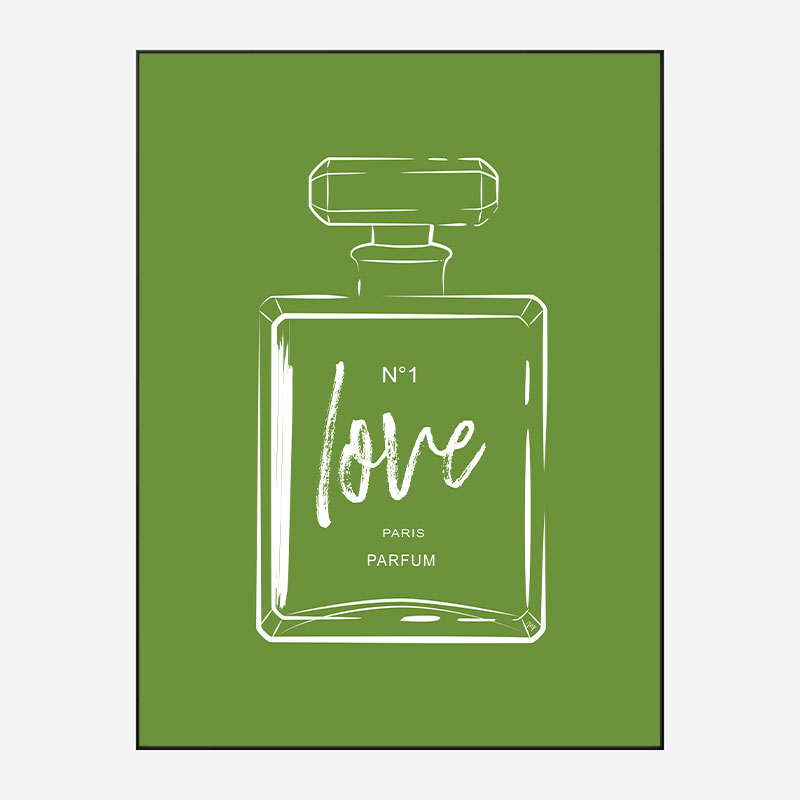 Green Love Art Print