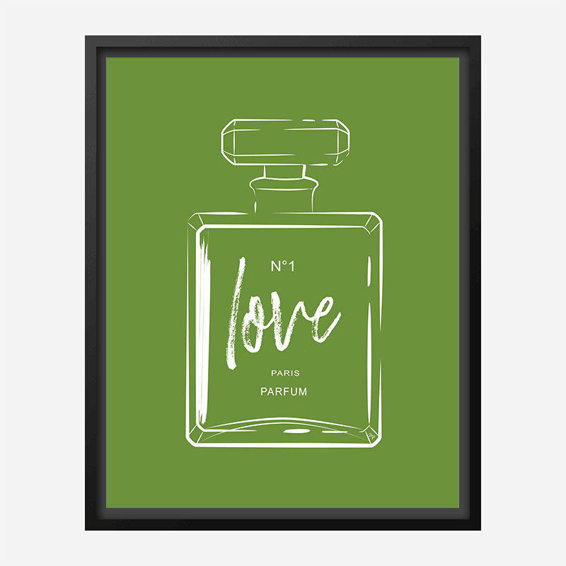 Green Love Art Print