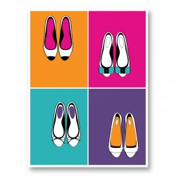 Bold Flats Art Print