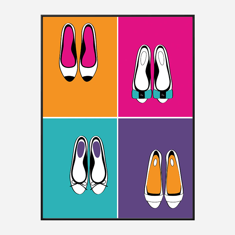 Bold Flats Art Print