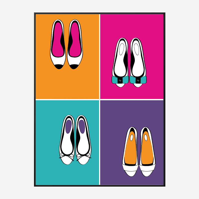 Bold Flats Art Print