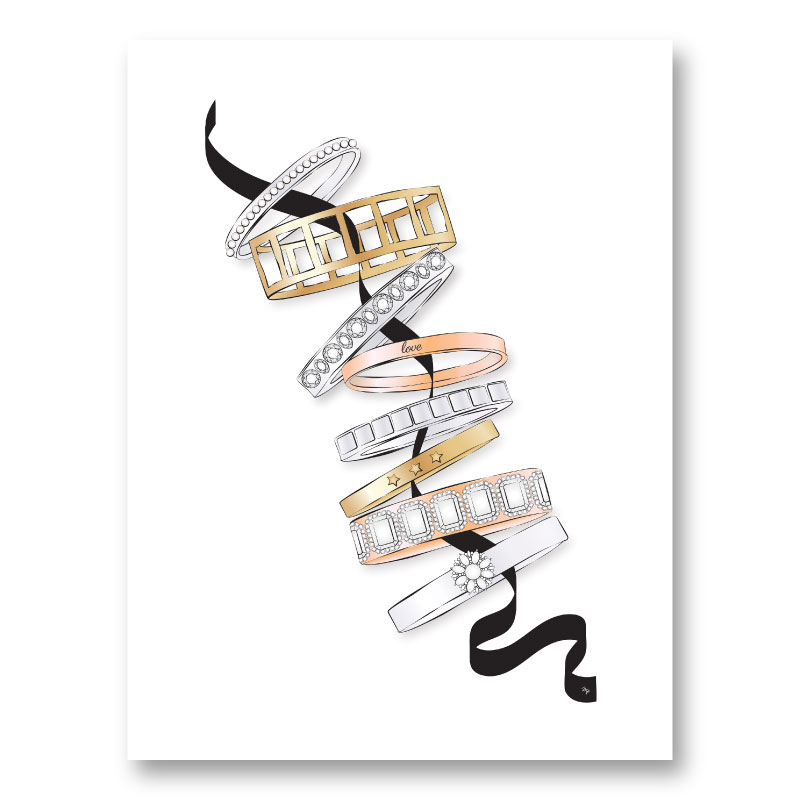 Fashion Bracelets Art Print