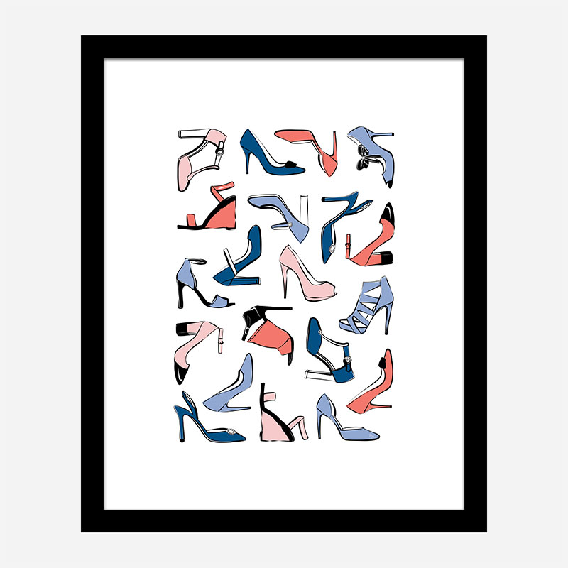 Shoe Collection Art Print