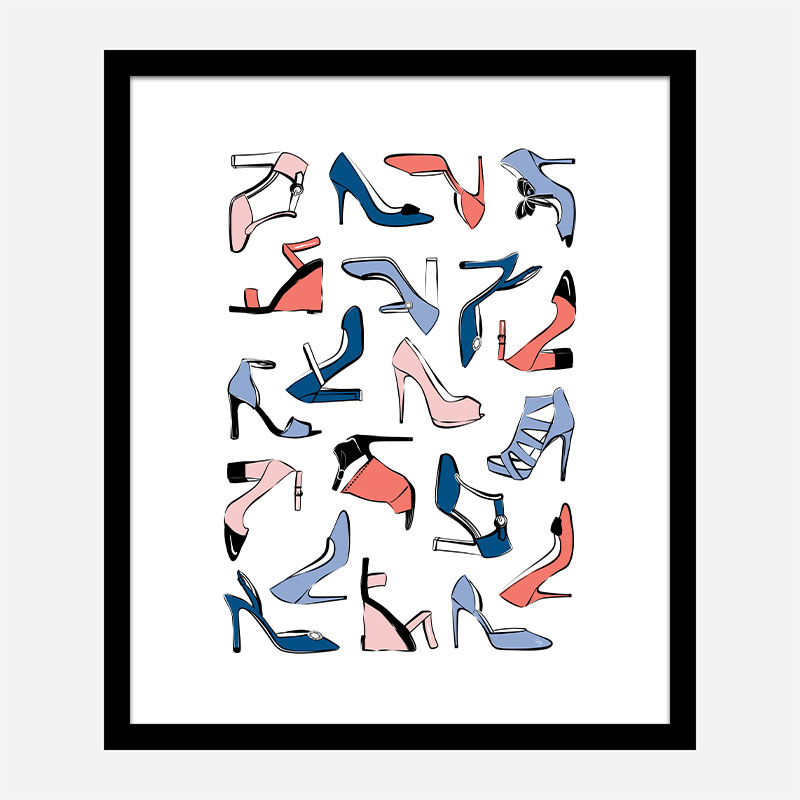 Shoe Collection Art Print