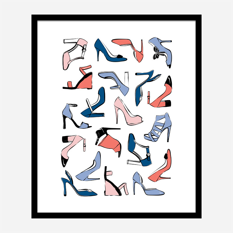 Shoe Collection Art Print Shoe Collection Art Print