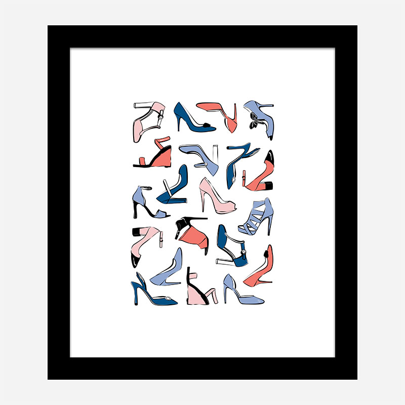 Shoe Collection Art Print