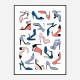 Shoe Collection Art Print Shoe Collection Art Print