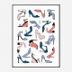 Shoe Collection Art Print Shoe Collection Art Print