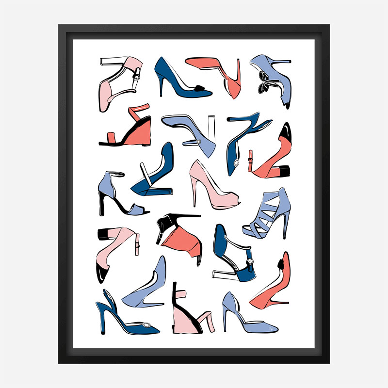 Shoe Collection Art Print Shoe Collection Art Print