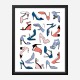 Shoe Collection Art Print Shoe Collection Art Print
