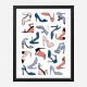 Shoe Collection Art Print