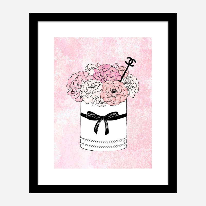 Chanel Flowers Art Print