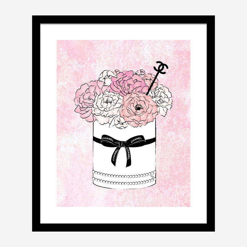 Chanel Flowers Art Print