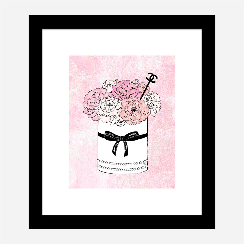 Chanel Flowers Art Print