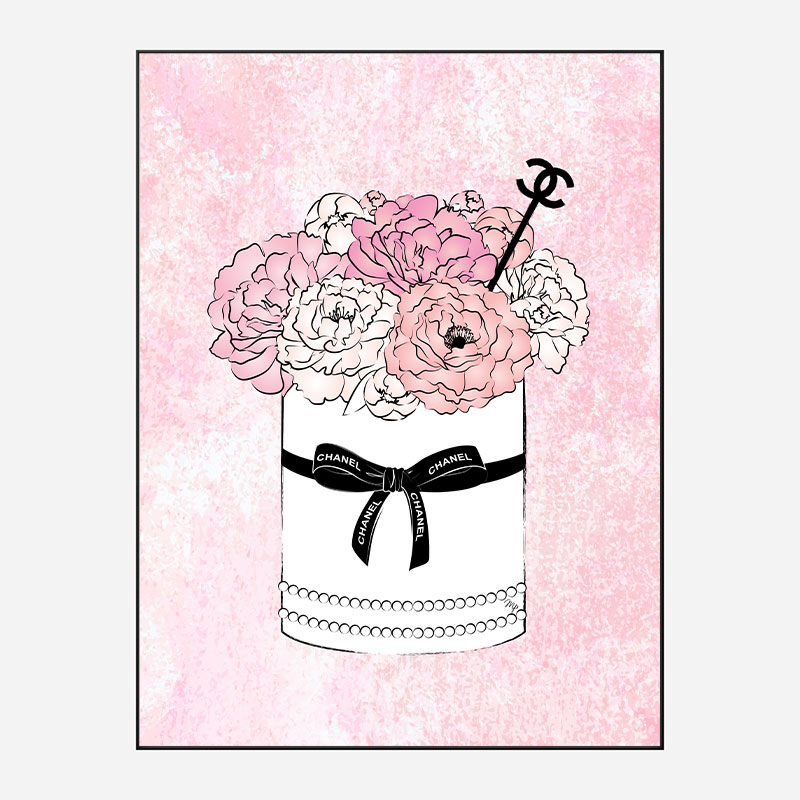 Chanel Flowers Art Print