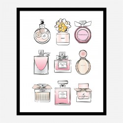 Fashion Perfumes Art Print