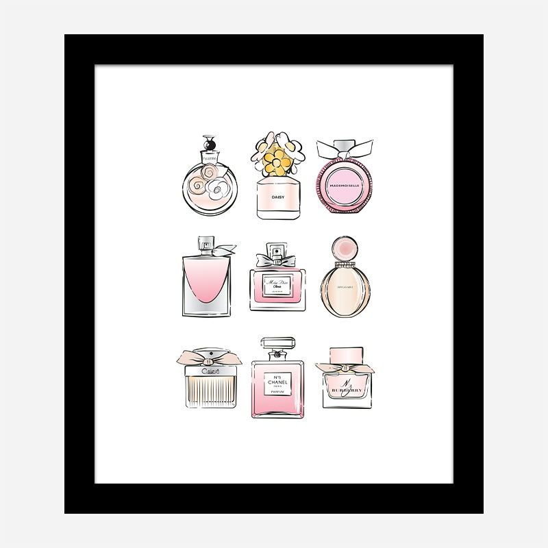 Fashion Perfumes Art Print