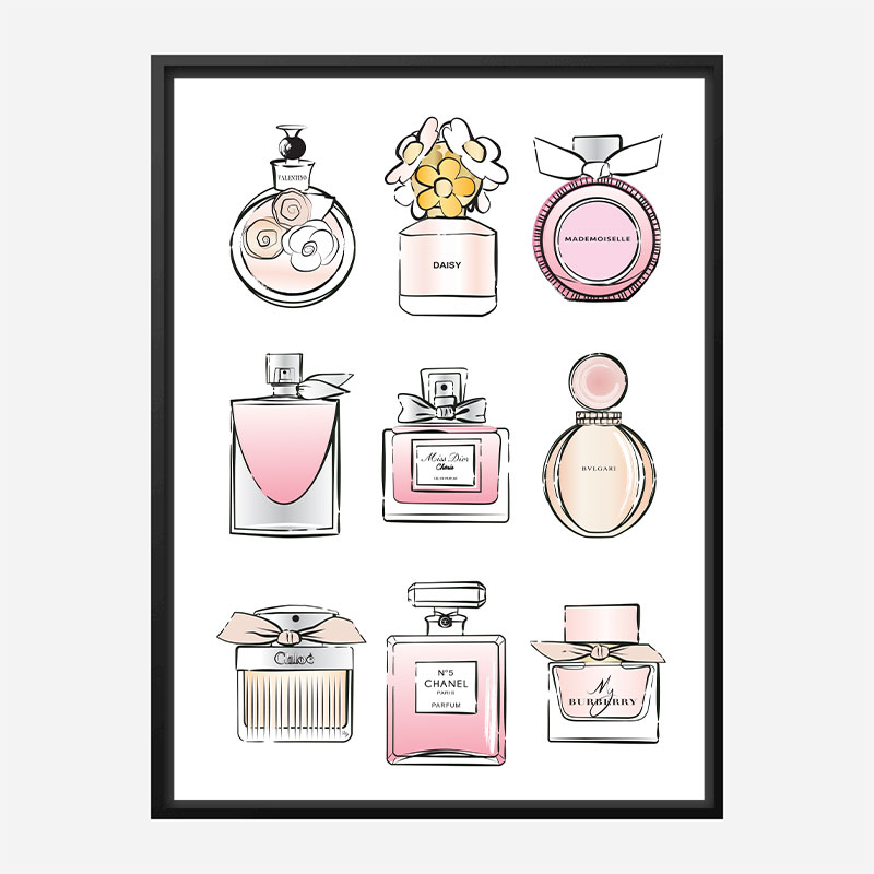 Chanel Coco Perfume Bottle Wall Art 