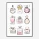 Fashion Perfumes Art Print