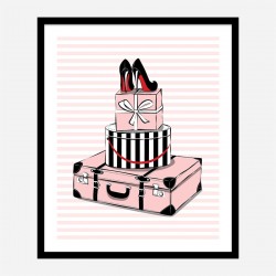 Stylish Travels Art Print