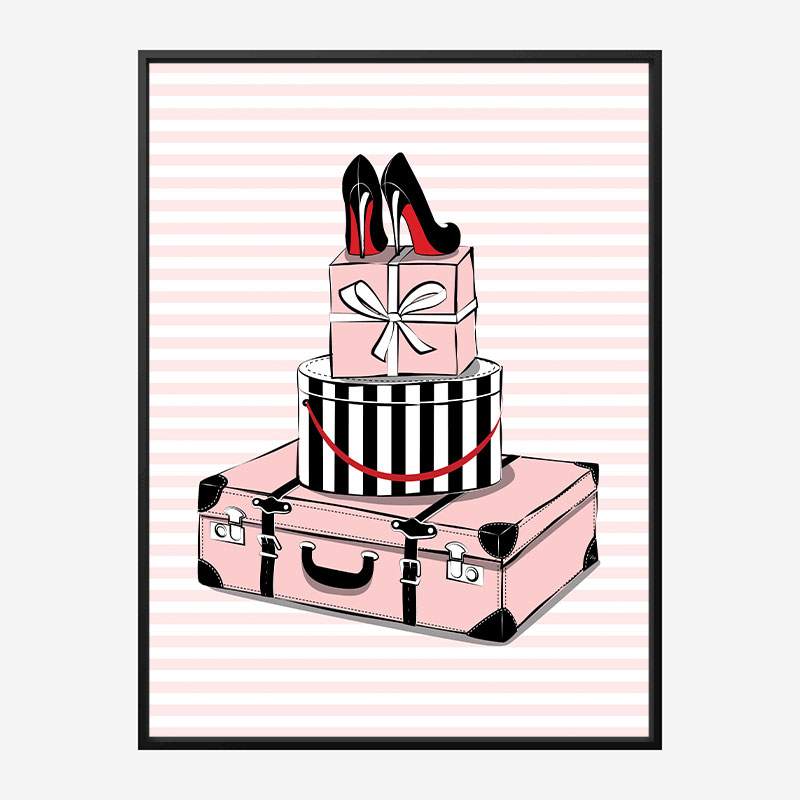 Stylish Travels Art Print