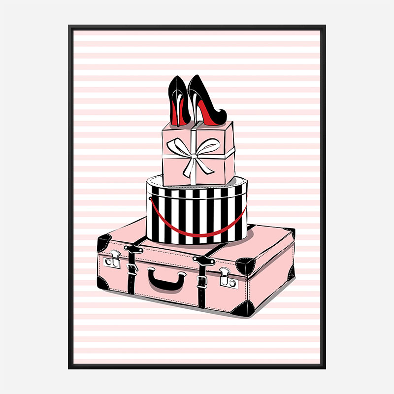 Stylish Travels Art Print