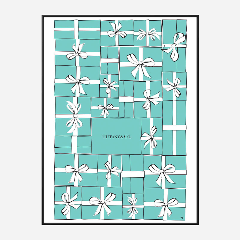 Tiffany Boxes Art Print