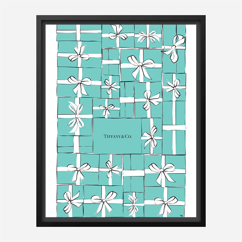 Tiffany Boxes Art Print