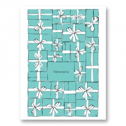 Tiffany Boxes Art Print